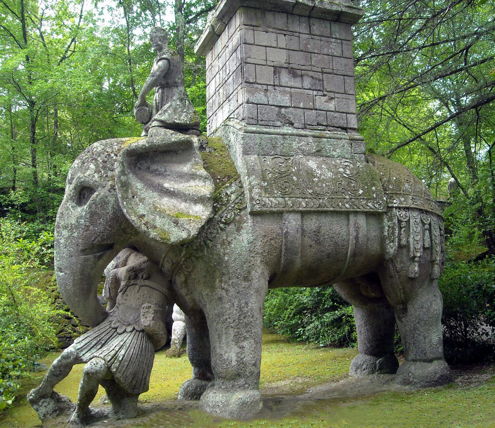 PARCO DEI MOSTRI DI BOMARZO, TRA ARTE E NATURA 4 bomarzo parco dei mostri elefante 1