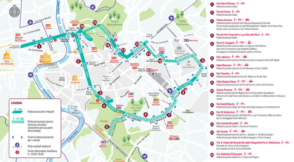mappa via libera 12 maggio 2019