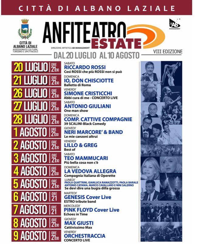 anfiteatro estate albano laziale