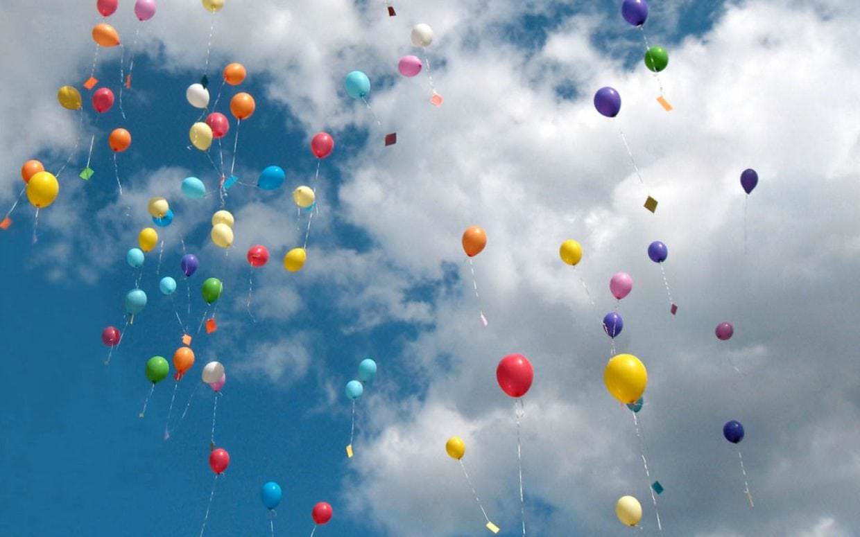 Palloncini nel cielo? Ecco le alternative non pericolose per l'ambiente