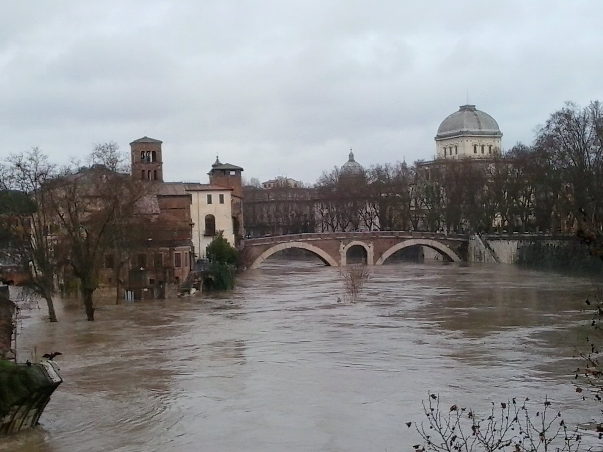 Roma a rischio inondazione