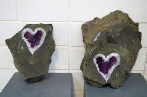 ametista forma di cuore