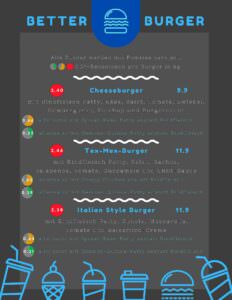 esempio menu emissioni di carbonio