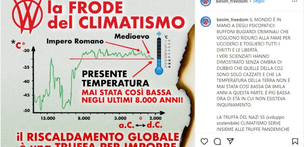 omplottisti negazionismo climatico