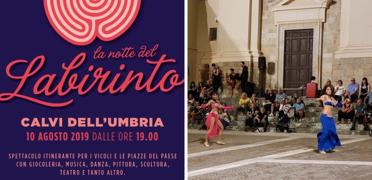 notte del labirinto umbria