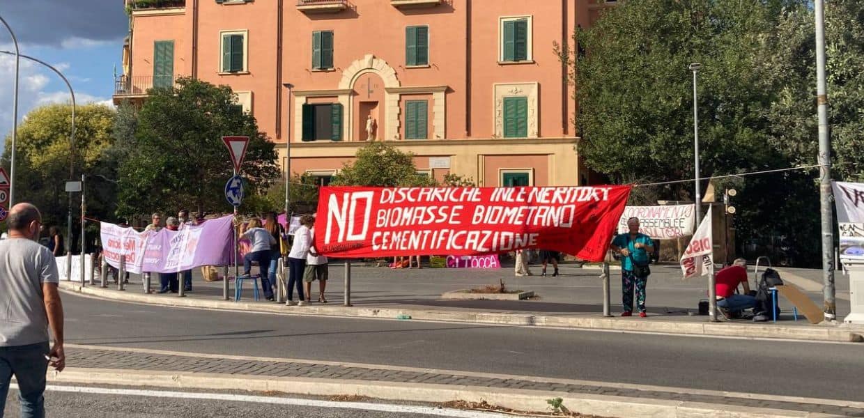 no inceneritore protesta