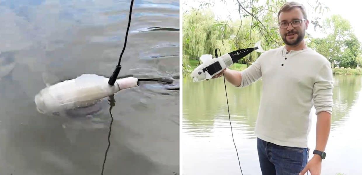 Arriva Gillbert, il pesce robot che cattura le microplastiche