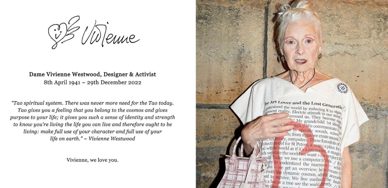 vivienne westwood attivista clima