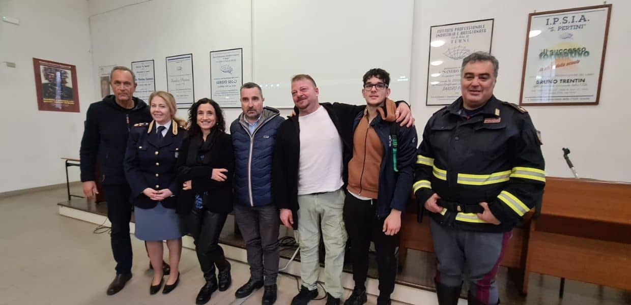 Umbria, Inail e Polizia Stradale all’Ipsia di Terni per la sicurezza stradale