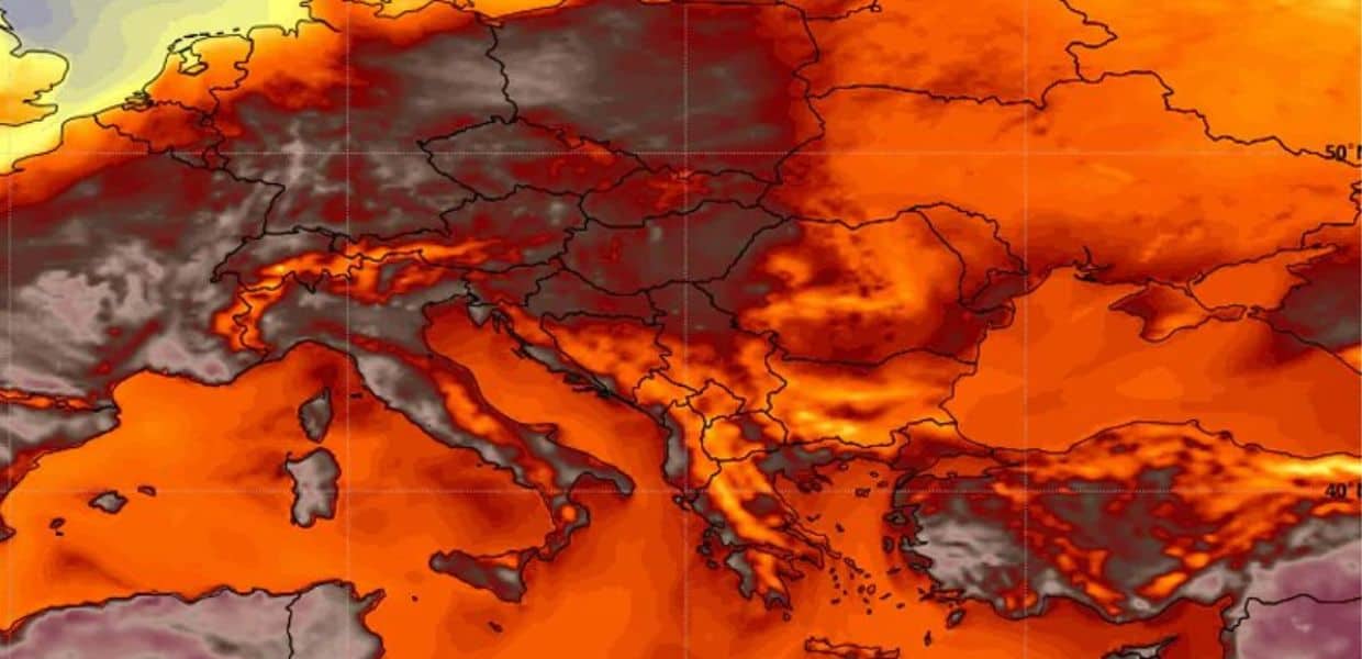 caldo anomalo in europa e italia