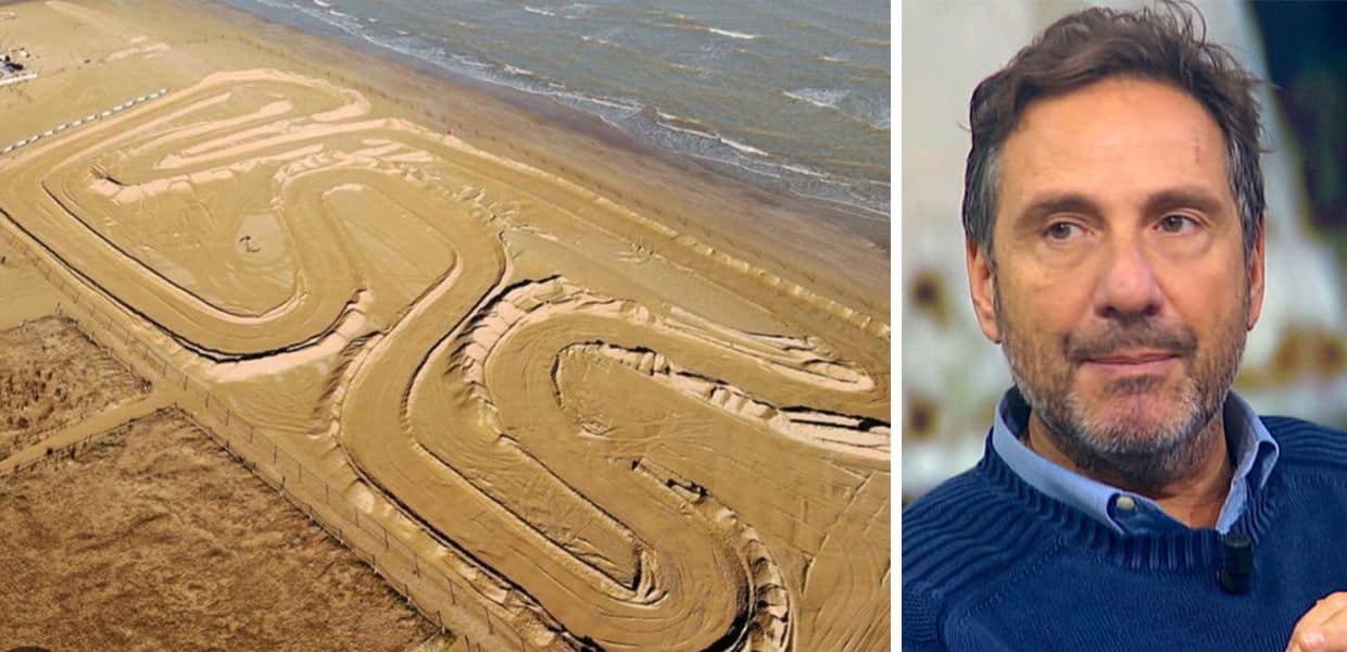 Senigallia, in spiaggia il "Beach Cross" tra la rabbia degli ambientalisti