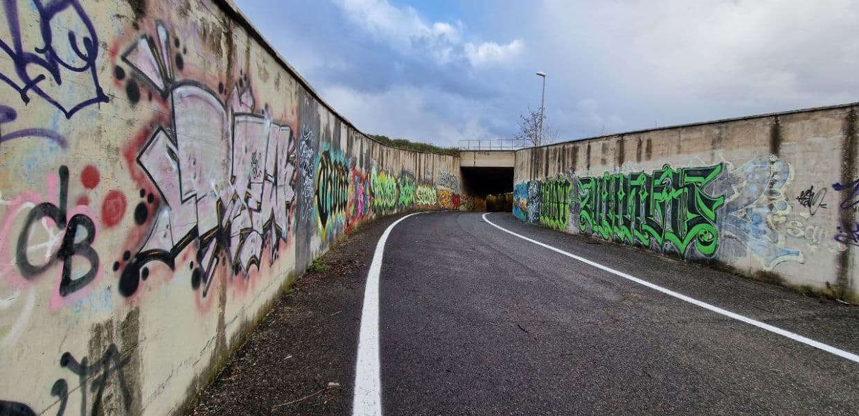 sottopasso viale oxford roma