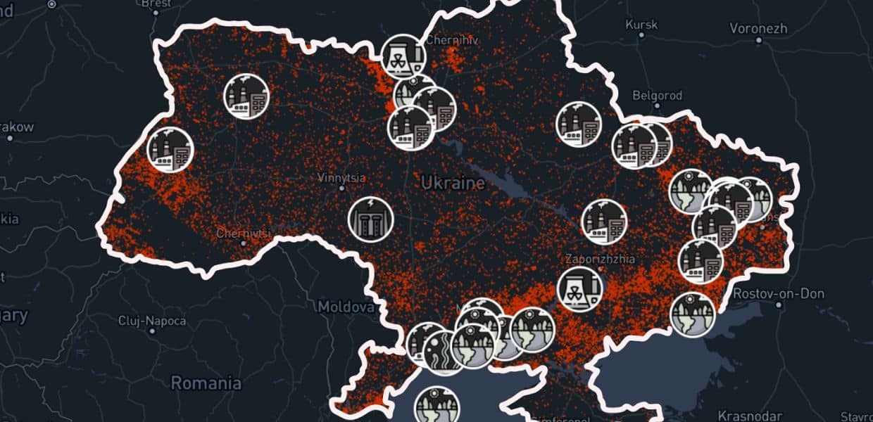 Guerra in Ucraina, la mappa dei disastri ambientali causati dal conflitto