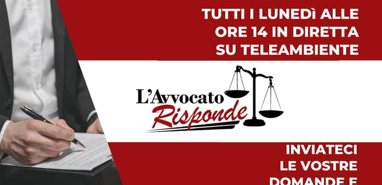 L'avvocato risponde, oggi pomeriggio su TeleAmbiente la nuova puntata sui reati ambientali
