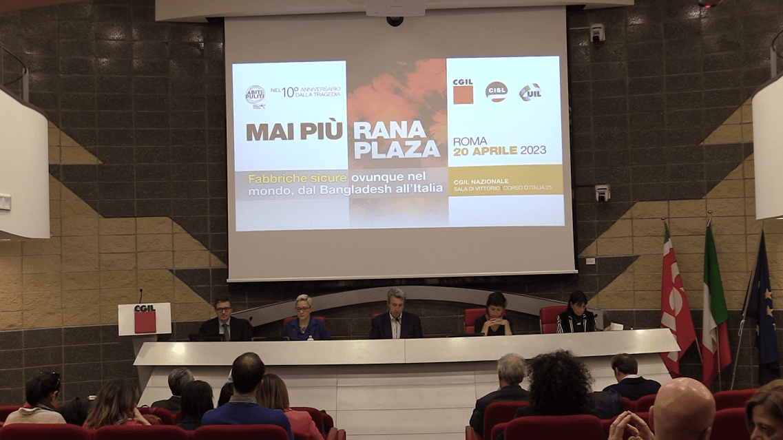 rana plaza cisl uil campagna abiti puliti