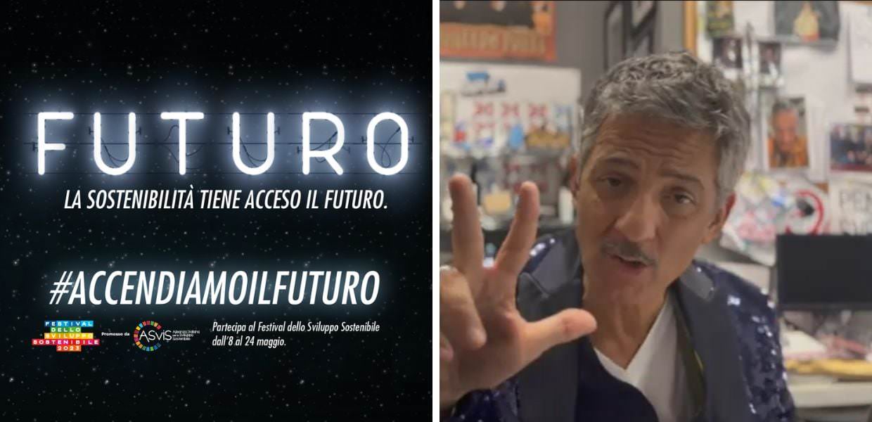 Fiorello ambassador del Festival dello sviluppo sostenibile organizzato dall'ASviS