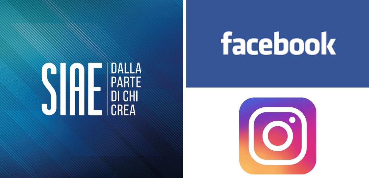 siae meta facebook instagram musica