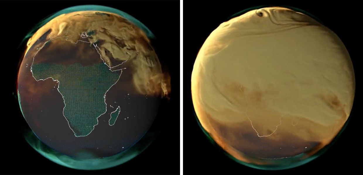 Inquinamento, la Terra avvolta dalle emissioni di CO2