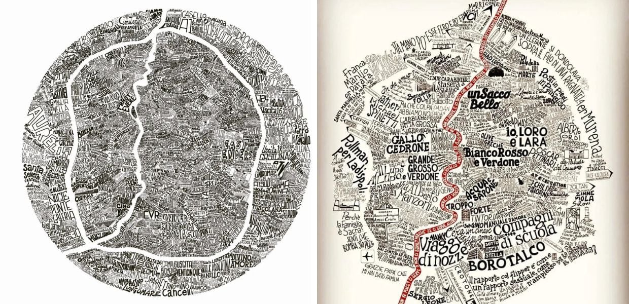 words of rome mappe roma