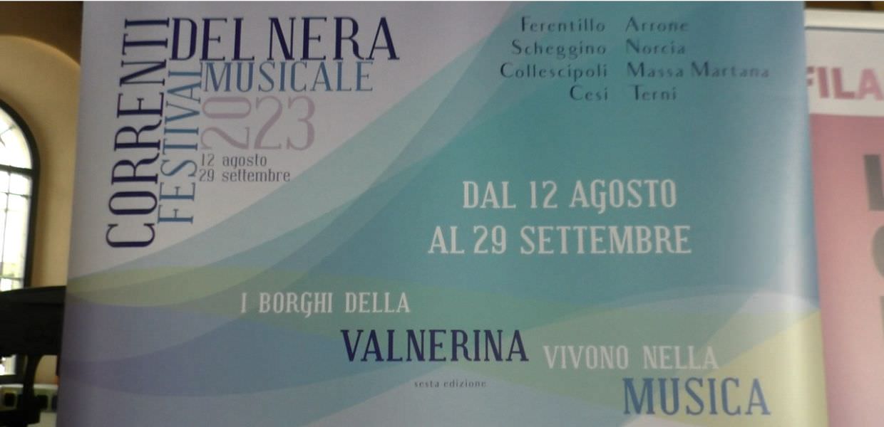 Umbria, 8 concerti per il festival musicale ‘Correnti Del Nera’