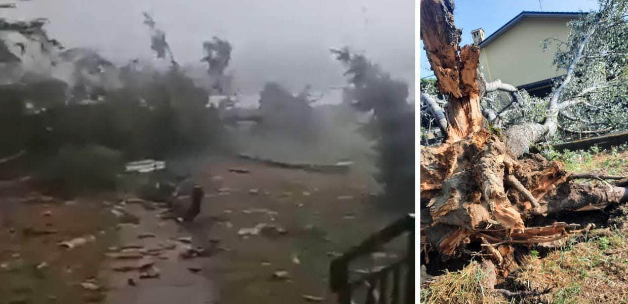 Crisi climatica, tromba d'aria a Ravenna. Il video