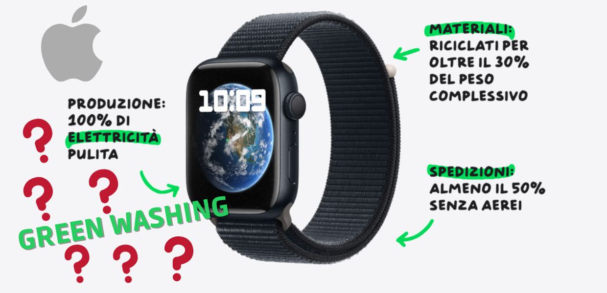 apple smartwatch carbon neutral greenwashing