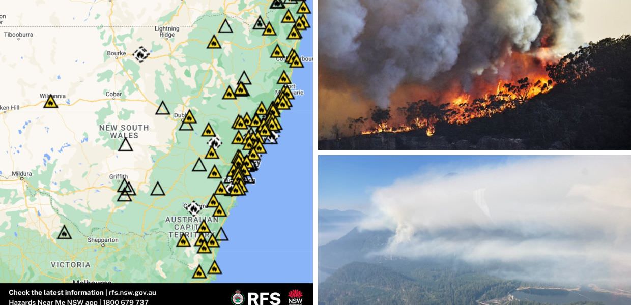 australia incendi ondata di calore