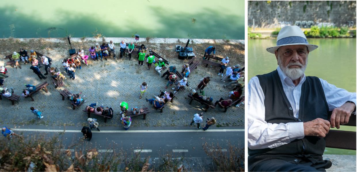 terzo paradiso michelangelo pistoletto tevere day