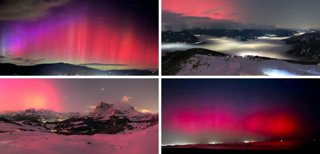 aurora boreale italia