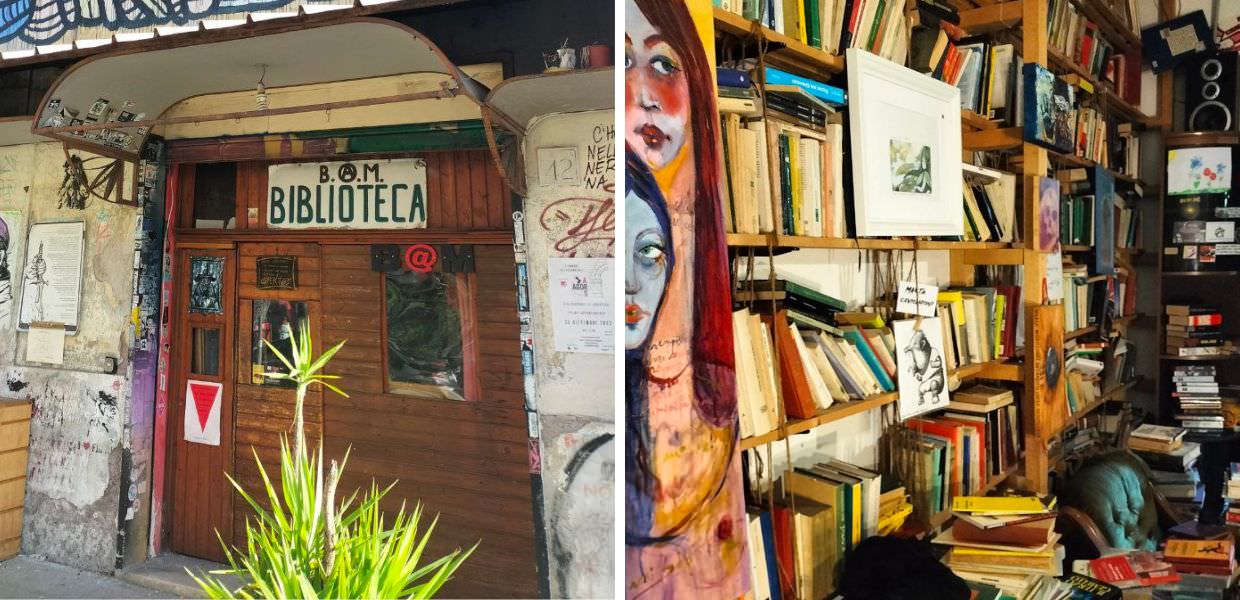 biblioteca abusiva centocelle