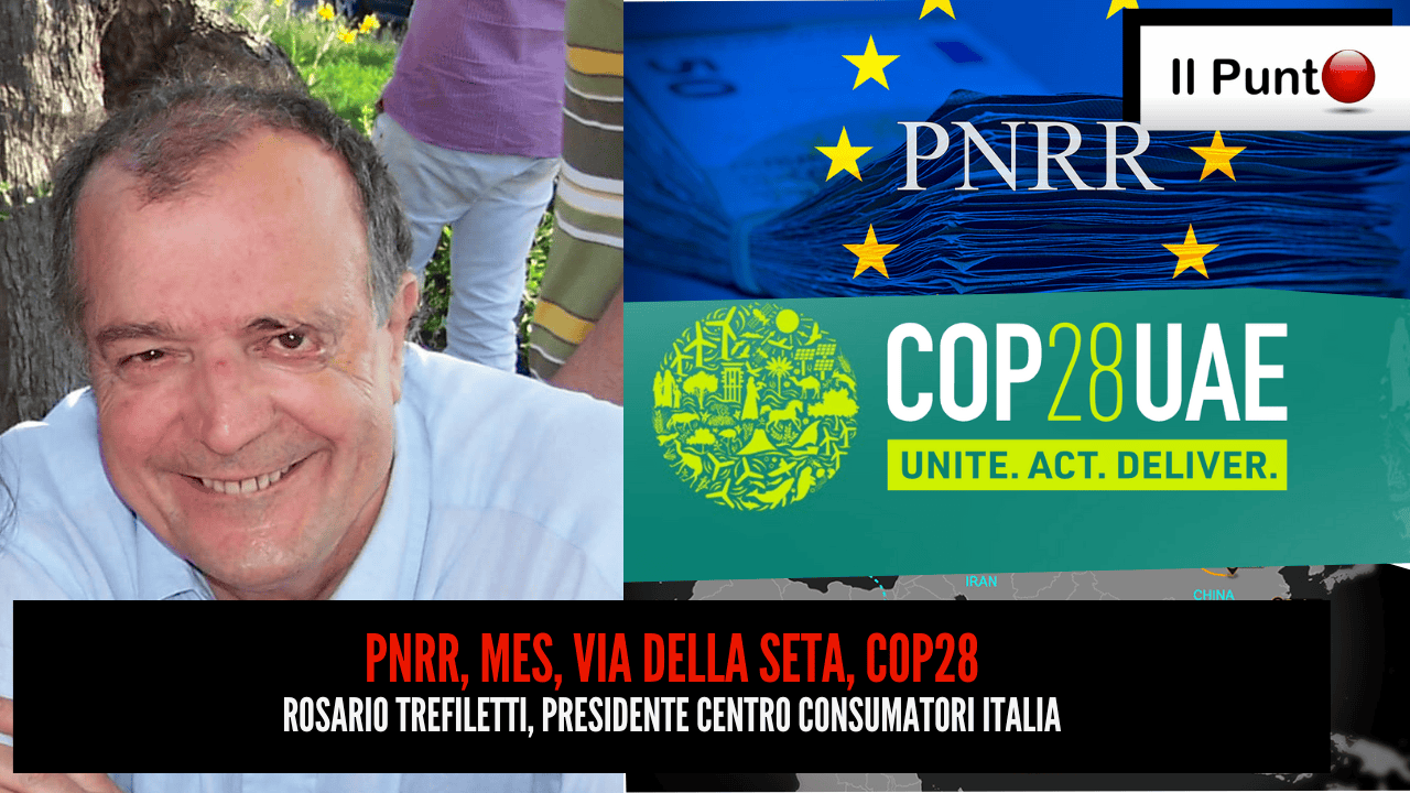 Il presidente del Centro Consumatori Italia Rosario Trefiletti è ospite della nuova puntata del Punto, in onda questa sera alle 21.30 su TeleAmbiente canale 244 nazionale e 18 del digitale terrestre.