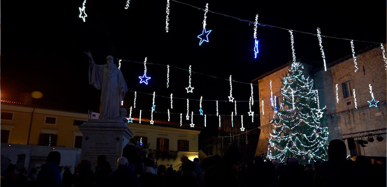 Norcia (Pg), accesa ‘La magia del Natale, nei luoghi del tartufo’