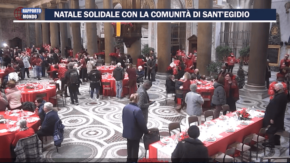 Un pranzo di Natale in famiglia... con 400 persone e la Comunità di Sant'Egidio