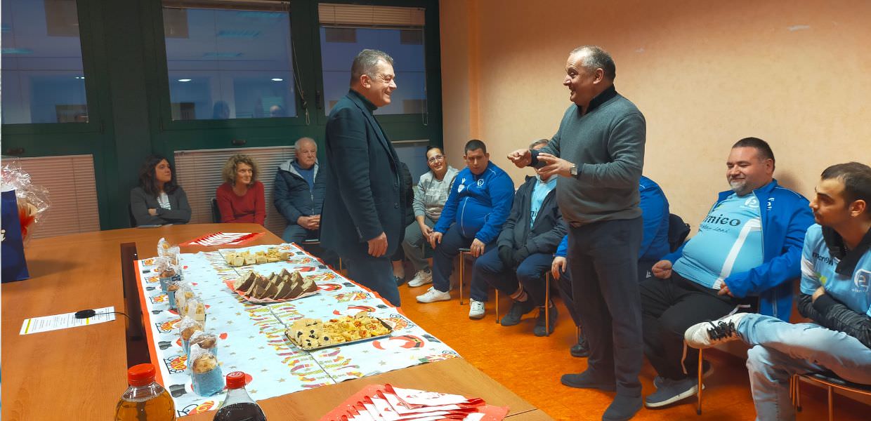 Umbria, l’assessore regionale Luca Coletto ha ricevuto i giovani del calcio paralimpico
