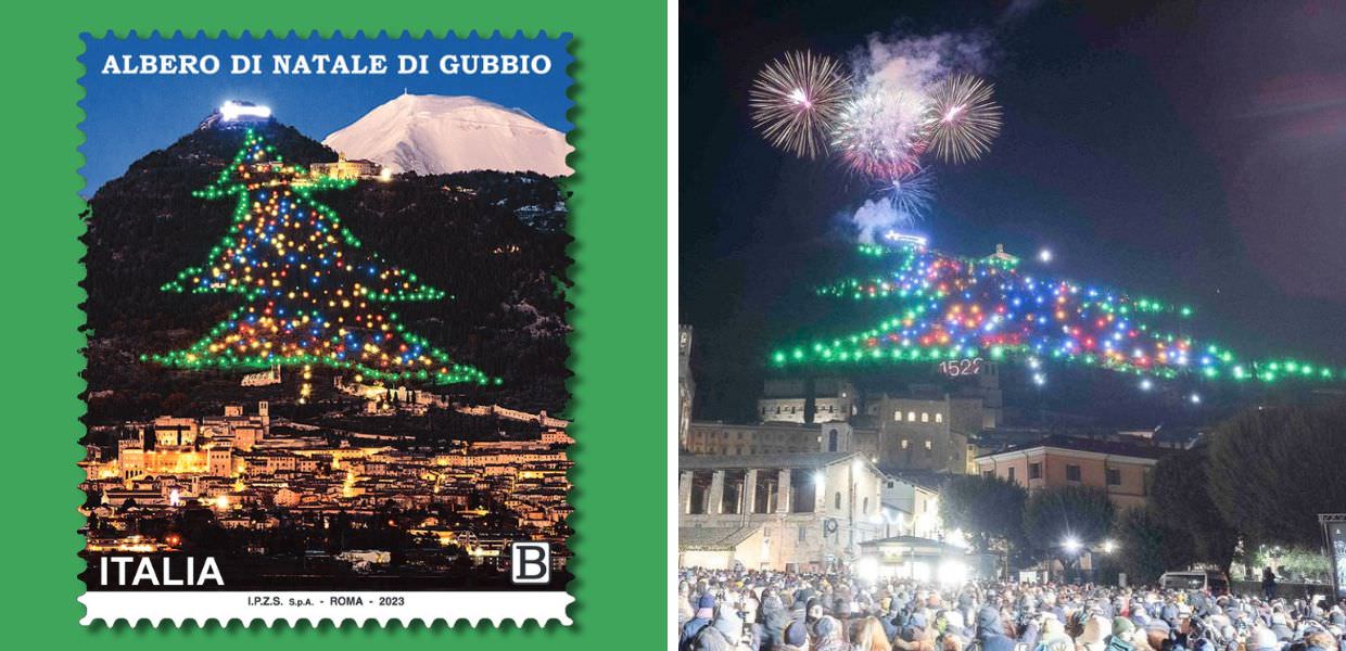 albero natale più grande del mondo gubbio