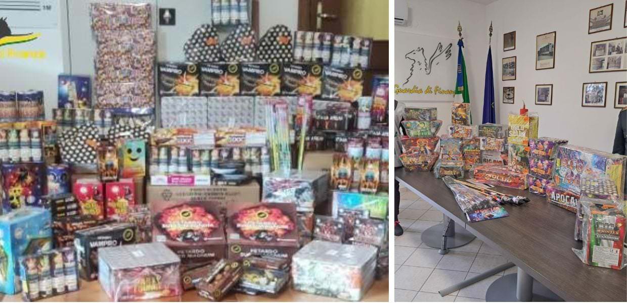 botti di capodanno sequestri guardia di finanza