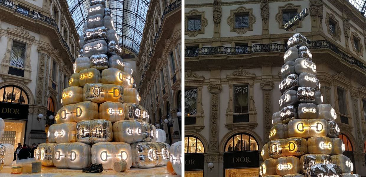 ultima generazione milano albero di natale gucci