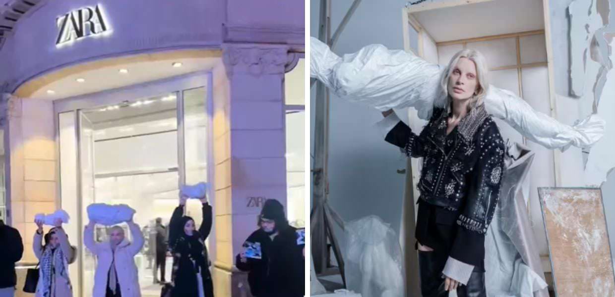 zara rimossa campagna manichini