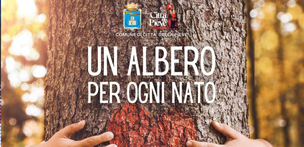 Città della Pieve (Pg), un albero per ogni bambino nato o adottato