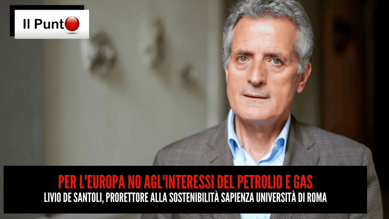 Il Prorettore alla sostenibilità della Sapienza Università di Roma Livio de Santoli è l'ospite della nuova puntata del Punto, in onda questa sera alle 22.30 su TeleAmbiente, canale 244 DTT nazionale e 18 Lazio e Umbria. Insieme a lui come ospite speciale anche il direttore responsabile di TeleAmbiente Stefano Zago.