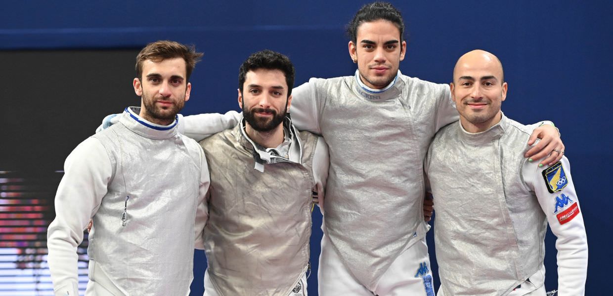 Sport, Scherma, argento del fiorettista ternano Foconi e Italia qualificata alle Olimpiadi 2024