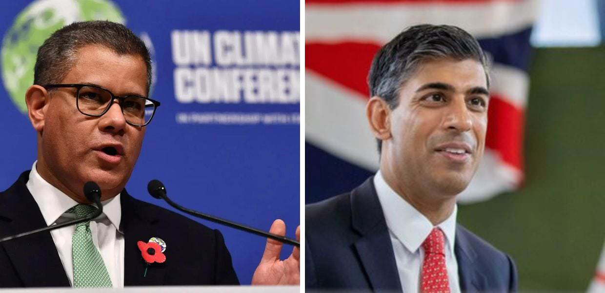 clima alok sharma rishi sunak