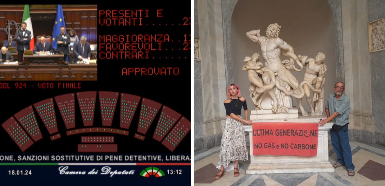 ecovandali legge camera sangiuliano