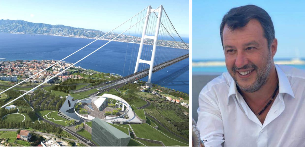 ponte sullo stretto matteo salvini