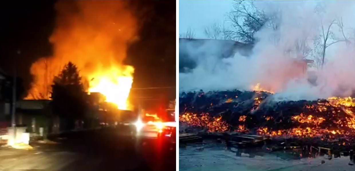 torino incendio borgaro torinese