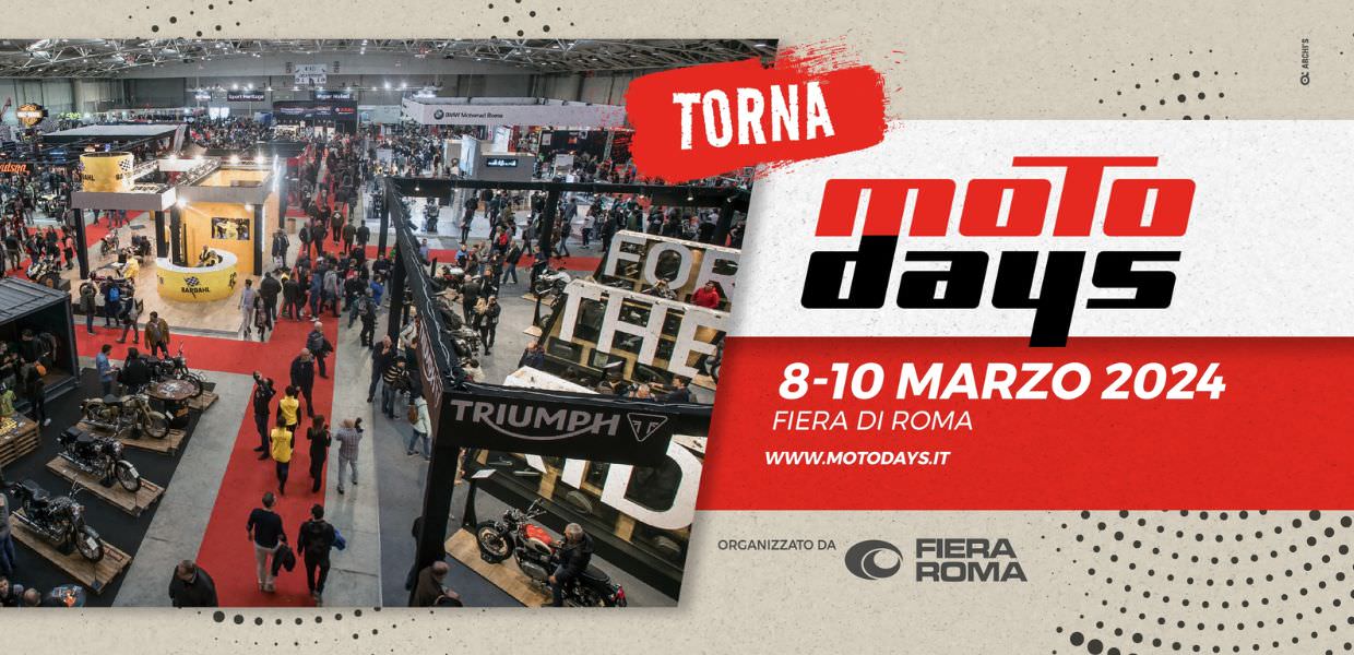 In arrivo Motodays, nell'edizione 2024 focus su moto turismo e mobilità sostenibile