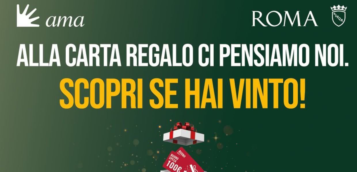 Roma, estratti i biglietti della lotteria di Natale promossa da Ama e Comieco