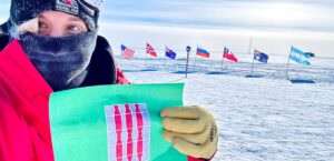 Scienza, l’astrofisica umbra Sofia Fatigoni, ricevuta in regione dopo la missione in Antartide, foto Sofia Fatigoni in Antartide