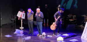 Spettacolo, Rino Gaetano raccontato da Stefano De Majo con l’amico Mimì, foto Mautone e Messina