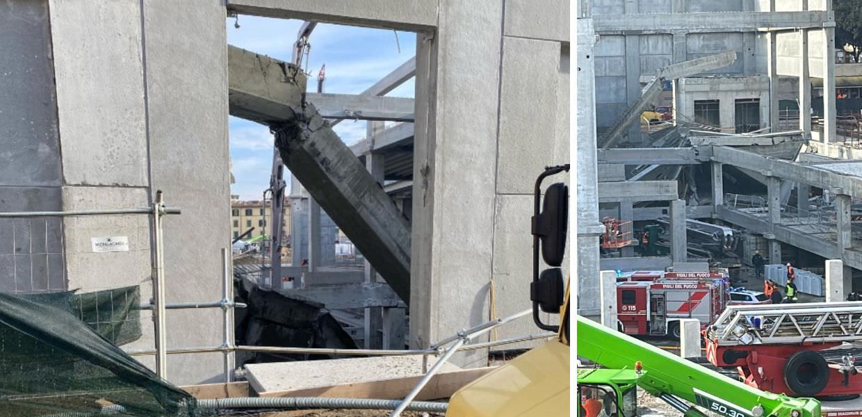 firenze crollo cantiere operai morti